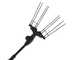 Lisam Thor Peigne vibreur &eacute;lectrique &agrave; batterie - Perche t&eacute;lescopique - 250-350 cm - Batterie 12V 56Ah