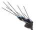 Lisam Thor Peigne vibreur &eacute;lectrique &agrave; batterie - Perche t&eacute;lescopique - 250-350 cm - Batterie 12V 56Ah