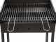 Mille Stella Large - Barbecue &agrave; charbon en fer artisanal - 67,5x37 cm