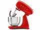 Smeg Full Color Rouge - Batteur m&eacute;langeur plan&eacute;taire - Cuve en acier inoxydable de 4,8 litres
