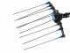 Campagnola Hercules 6 ECO Plug-in - Perche en carbone de 150-220 cm - Peigne vibreur &eacute;lectrique &agrave; batterie - 21.6V 5Ah