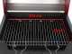 Seven Italy Eliseo Medium - Barbecue &agrave; charbon en fer artisanal - 57,5x37&nbsp;cm