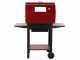 Seven Italy Eliseo Small - Barbecue &agrave; charbon en fer artisanal - 47,5x37&nbsp;cm