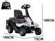 Blackstone RAVEN 61-750 - Tracteur tondeuse mini rider - Moteur de 224 cm3 - D&eacute;marrage &eacute;lectrique