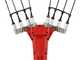 GeoTech Picker 550 TURBO - Peigne vibreur &eacute;lectrique 230/310 cm &agrave; batterie de type automobile avec c&acirc;ble inclus - Perche T&eacute;lescopique
