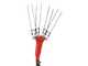 GeoTech Picker 550 TURBO - Peigne vibreur &eacute;lectrique 230/310 cm &agrave; batterie de type automobile avec c&acirc;ble inclus - Perche T&eacute;lescopique