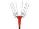 GeoTech Picker 550 TURBO - Peigne vibreur &eacute;lectrique 230/310 cm &agrave; batterie de type automobile avec c&acirc;ble inclus - Perche T&eacute;lescopique