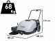 Nilfisk SW750 - Balayeuse autotract&eacute;e &agrave; batterie avec bac de ramassage 12V - 46Ah