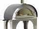 Cibus INOX - Four &agrave; bois pour pizza d'ext&eacute;rieur - Capacit&eacute; de cuisson : 4 pizzas