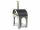 Cibus INOX - Four &agrave; bois pour pizza d'ext&eacute;rieur - Capacit&eacute; de cuisson : 4 pizzas