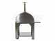 Cibus INOX - Four &agrave; bois pour pizza d'ext&eacute;rieur - Capacit&eacute; de cuisson : 4 pizzas