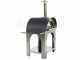 Cibus INOX - Four &agrave; bois pour pizza d'ext&eacute;rieur - Capacit&eacute; de cuisson : 4 pizzas