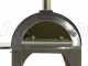 Cibus INOX - Four &agrave; bois pour pizza d'ext&eacute;rieur - Capacit&eacute; de cuisson : 4 pizzas