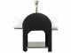 AgriEuro Cibus Red - Four &agrave; bois pour pizza d'ext&eacute;rieur 100x80 Cibus Red - 5 pizzas