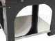 AgriEuro Cibus Red - Four &agrave; bois pour pizza d'ext&eacute;rieur 100x80 Cibus Red - 5 pizzas