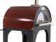 AgriEuro Cibus Red - Four &agrave; bois pour pizza d'ext&eacute;rieur 100x80 Cibus Red - 5 pizzas