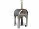 Cibus INOX - Four &agrave; bois d'ext&eacute;rieur pour pizza - Capacit&eacute; de cuisson : 2 pizzas