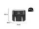 Ninja Dual Zone AF300EU - Friteuse &agrave; air chaud - 7,6 L