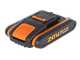 Worx Nitro WG325E - &Eacute;lagueuse sur batterie + perche de rallonge - 20V/2Ah