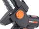 Worx Nitro WG325E - &Eacute;lagueuse manuelle &agrave; batterie + perche de rallonge - SANS BATTERIE NI CHARGEUR