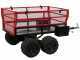 GeoTech-Pro E-Truck 600 - Chariot-remorque &eacute;lectrique &agrave; batterie 48V 15Ah