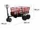 GeoTech-Pro E-Truck 600 - Chariot-remorque &eacute;lectrique &agrave; batterie 48V 15Ah