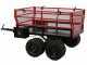 GeoTech-Pro E-Truck 600 - Chariot-remorque &eacute;lectrique &agrave; batterie 48V 15Ah