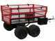 GeoTech-Pro E-Truck 600 - Chariot-remorque &eacute;lectrique &agrave; batterie 48V 15Ah