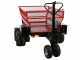 GeoTech-Pro E-Truck 600 - Chariot-remorque &eacute;lectrique &agrave; batterie 48V 15Ah