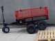 GeoTech-Pro E-Truck 600 - Chariot-remorque &eacute;lectrique &agrave; batterie 48V 15Ah