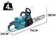 Makita XGT UC022GZ - Tron&ccedil;onneuse &agrave; batterie 40V - Guide de 35cm - SANS BATTERIE NI CHARGEUR