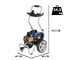 Annovi &amp; Reverberi AR 630K - Nettoyeur haute pression professionnel sur chariot - 150 bar max - 600 lt/h