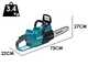 Makita XGT UC024GZ - Tron&ccedil;onneuse &agrave; batterie 40 V - Coupe de 30 cm - SANS BATTERIE NI CHARGEUR