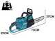 Makita XGT UC024G - Tron&ccedil;onneuse &agrave; batterie - Guide de 30cm - 40V/5Ah