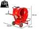 Ceccato Olindo SGT Honda GX200 - Scie &agrave; b&ucirc;ches thermique circulaire &agrave; chevalet