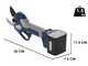 BullMach ARTEMIS 45 - S&eacute;cateur &eacute;lectrique de taille - 2x 21.6V 4Ah