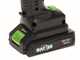 Ribimex PRBAT20/SEC - S&eacute;cateur de taille &eacute;lectrique - 20 V/2 Ah - Diam&egrave;tre de coupe 25 mm