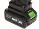 Ribimex PRBAT20/SEC - S&eacute;cateur de taille &eacute;lectrique - 20 V/4 Ah - Diam&egrave;tre de coupe 25 mm