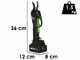 Ribimex PRBAT20/SEC - S&eacute;cateur de taille &eacute;lectrique - 20 V/4 Ah - Diam&egrave;tre de coupe 25 mm