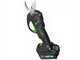 Ribimex PRBAT20/SEC - S&eacute;cateur de taille &eacute;lectrique - 20 V/4 Ah - Diam&egrave;tre de coupe 25 mm