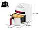 Girmi FG93 EcoFrit Compact - Friteuse &agrave; air compact 3,2 L