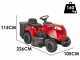 Mountfield MTF 98H - Tracteur tondeuse avec bo&icirc;te de vitesses hydrostatique et bac de ramassage de 240 L