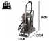 Comet CVP 278 X - Aspirateur bidon multifonctions - 78 litres - Poussi&egrave;res et Liquides - INOX