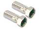 Tellarini ALT 40 - Pompe &eacute;lectrique de transfert d'huile en acier inox - Raccords droits en acier INOX - Triphas&eacute;e - Choisissez vos raccords !