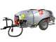 Atomiseur tra&icirc;n&eacute; Gray T Car 1500/80 avec attelage pour tracteur pour pulv&eacute;risation - Capacit&eacute; 1500L - Pompe AR1064