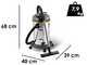 Lavor WTP 30 XE - Aspirateur eau et poussi&egrave;res - Cuve Inox 30 lt - 1600 W