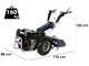 BullMach Chimera 400D - Motoculteur Diesel - 418 cm&sup3; - 9,6 CV