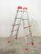 Gierre Peppina AL010DS - 2x6 marches, 2,71 m - &Eacute;chelle t&eacute;lescopique en aluminium