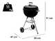 Weber Classic Kettle 47cm - Barbecue &agrave; charbon