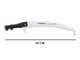 Castellari PO35P+ATO2 - Scie de jardin sur perche ovale en aluminium - 150-240 cm - Lame de 35 cm
